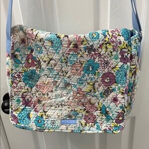 Vera Bradley Multicolor Floral Crossbody Bag. Laptop or Messenger bag